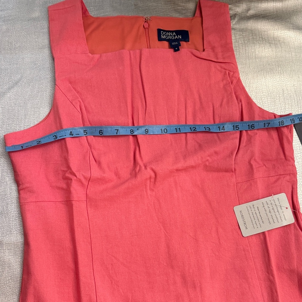 NWT Donna Morgan pink Sleeveless Dress size 16 - Picture 7 of 10